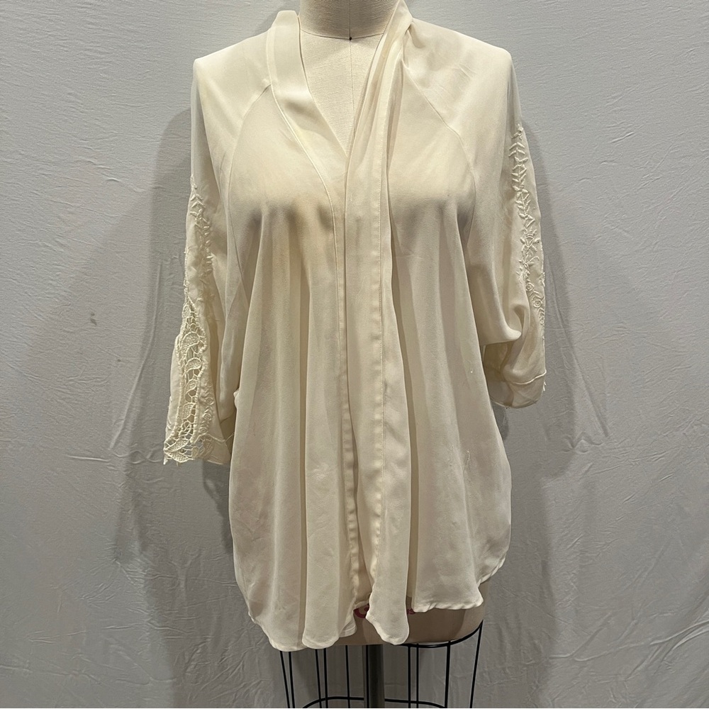 Elegant Cream Women's Top